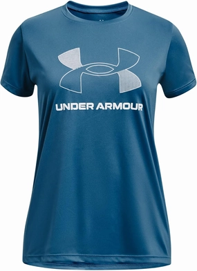 Under Armour Girls' Tech Big Logo Short Sleeve T Shirt