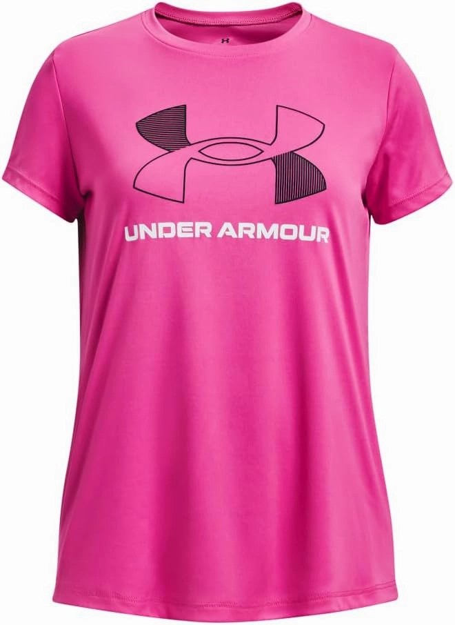 Under Armour Girls' Tech Big Logo Short Sleeve T Shirt