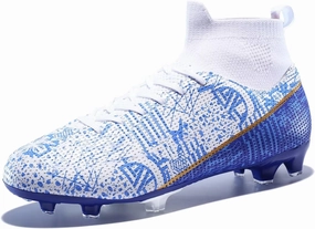 Unisex-Adult Soccer Cleats Tacos de Futbol para Hombre Lightweight Futsal Training Football Shoes for Big Boys