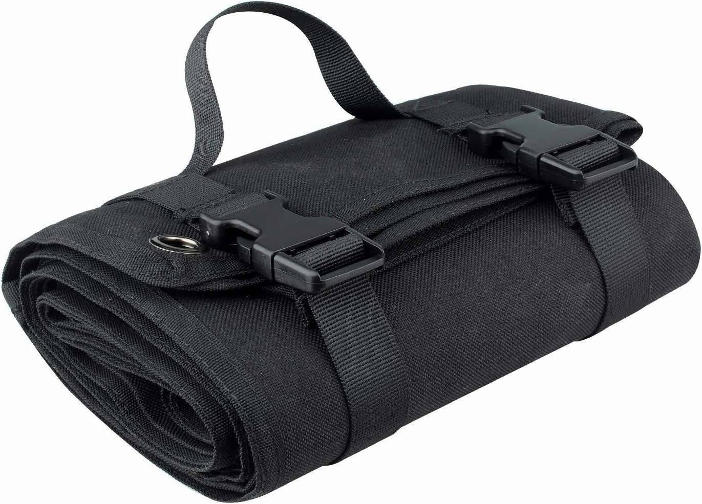 UNISTRENGH Outdoor Professional Tactical Shooting Mat Advanced Roll Up Shooters Mat Non-Slip Durable Shooting Rest Hunting Accessories (Black)