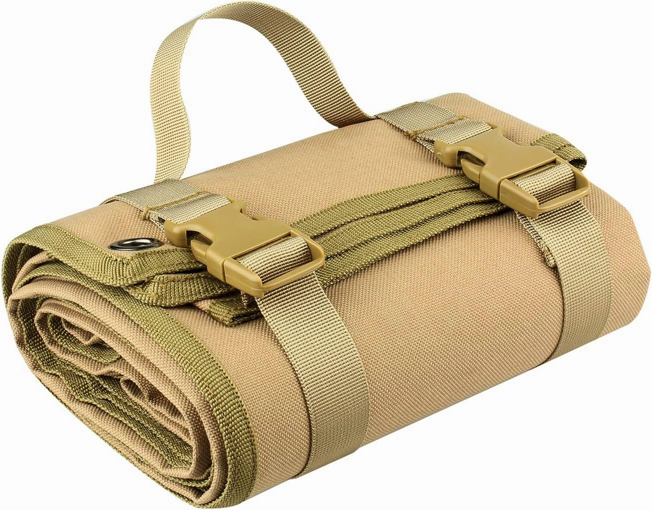 UNISTRENGH Outdoor Professional Tactical Shooting Mat Advanced Roll Up Shooters Mat Non-Slip Durable Shooting Rest Hunting Accessories (Khaki)