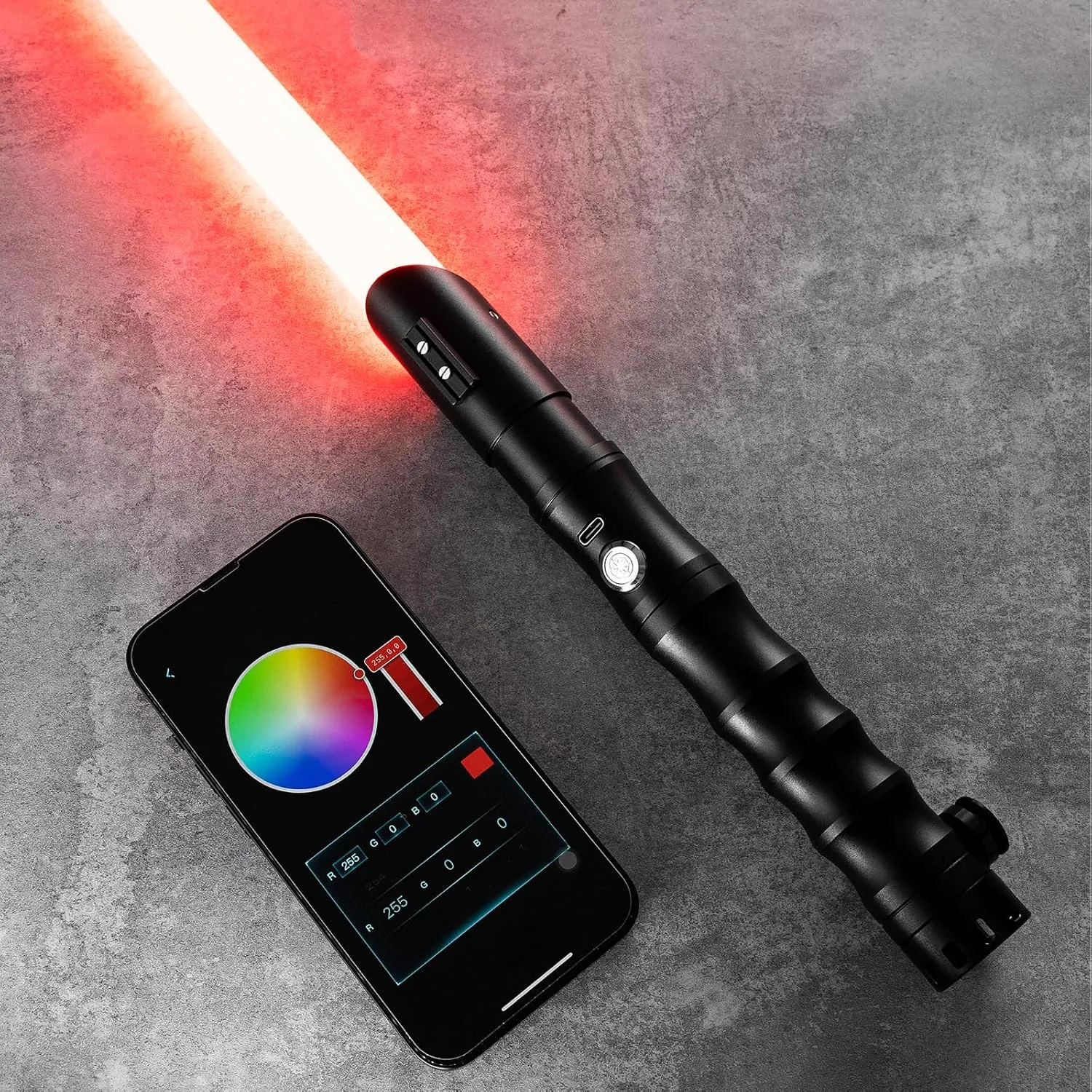 Upgrade XRGB 3.0 Smooth Swing Motion Control Light Saber, 16 Sound Fonts with 16 RGB Solid and Infinite Color Changing, Rechargeable Metal Hilt for Adults