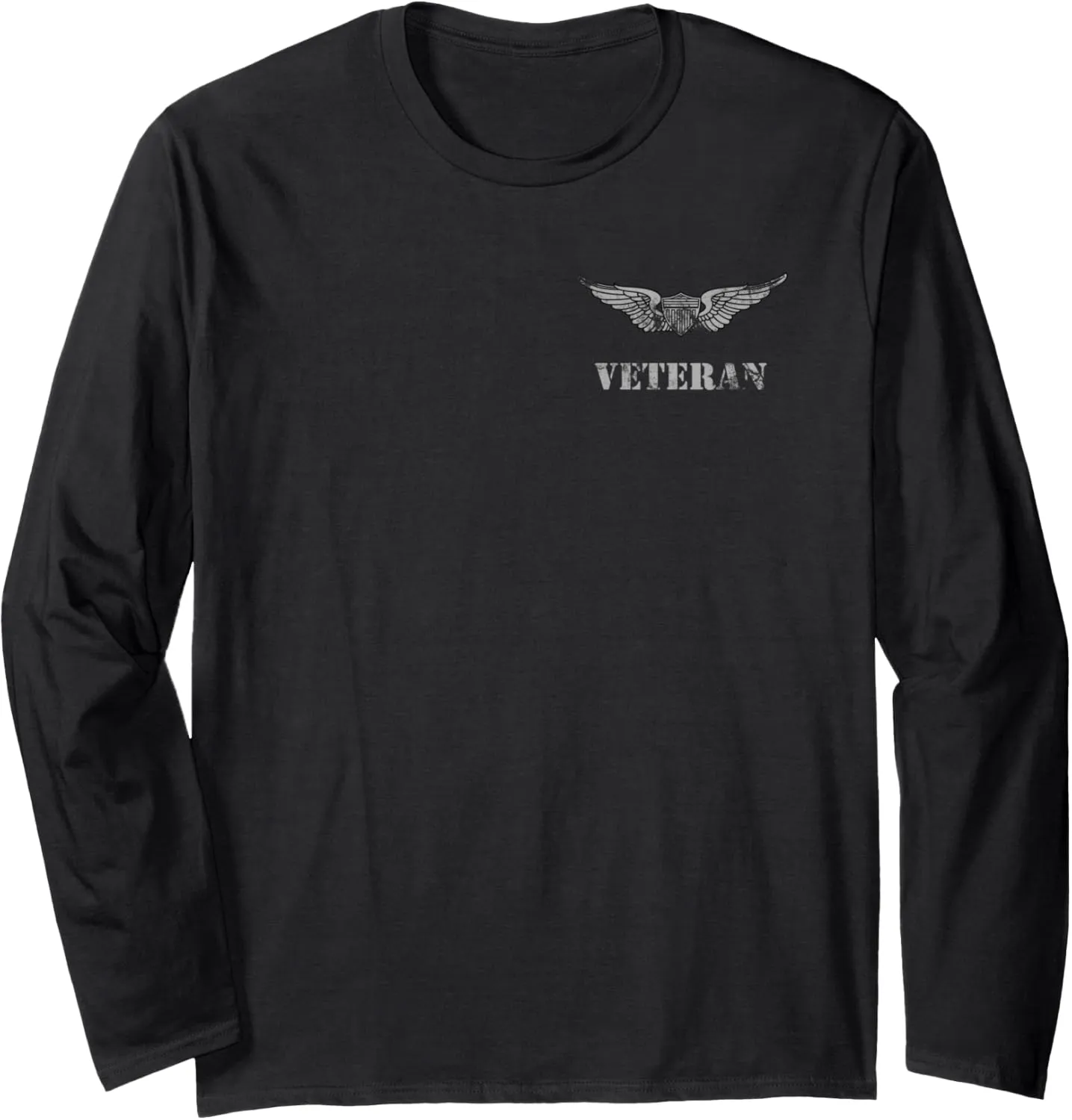 US Army Basic Aviator Badge - Pilot Wings - Veteran Long Sleeve T-Shirt