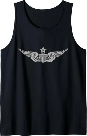 US Army Senior Aviator Badge - Pilot Wings Tank Top