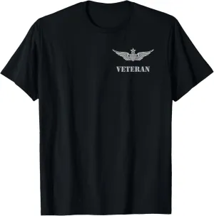 US Army Senior Aviator Badge - Pilot Wings - Veteran T-Shirt