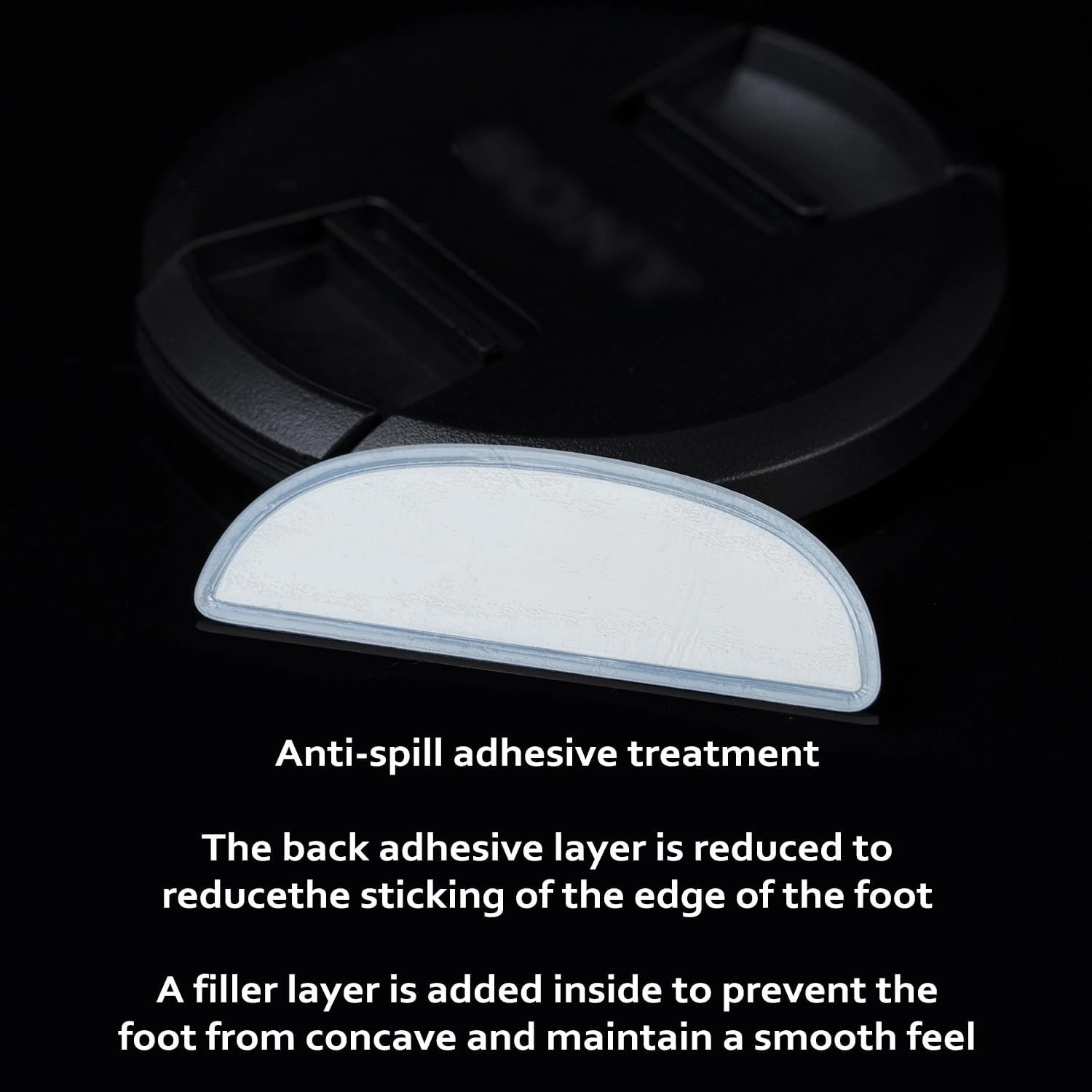 V2 Mouse feet for Pulsar X2 / X2 MINI | Smooth Glide | Rounded Edges | Anti-Dust | Pro Gamer Approved - 0.7mm Pure PTFE Gaming Upgrade Skates (2-Pack)