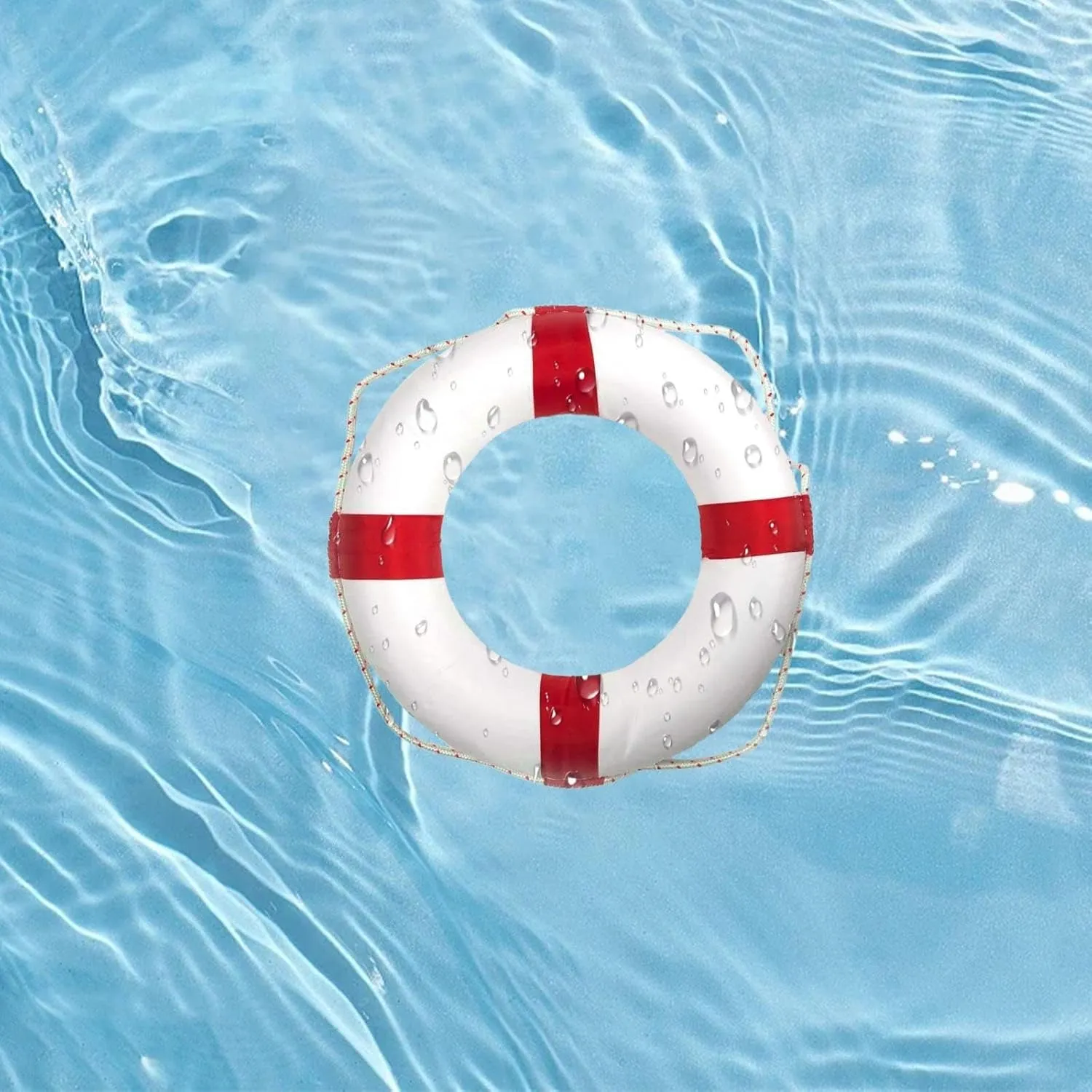 VESNIBA 20 Inch Ring Buoy for Pool Swimming Swim Foam Ring Pool Buoy Pool Throw Rings Wall Decoration Dive Float