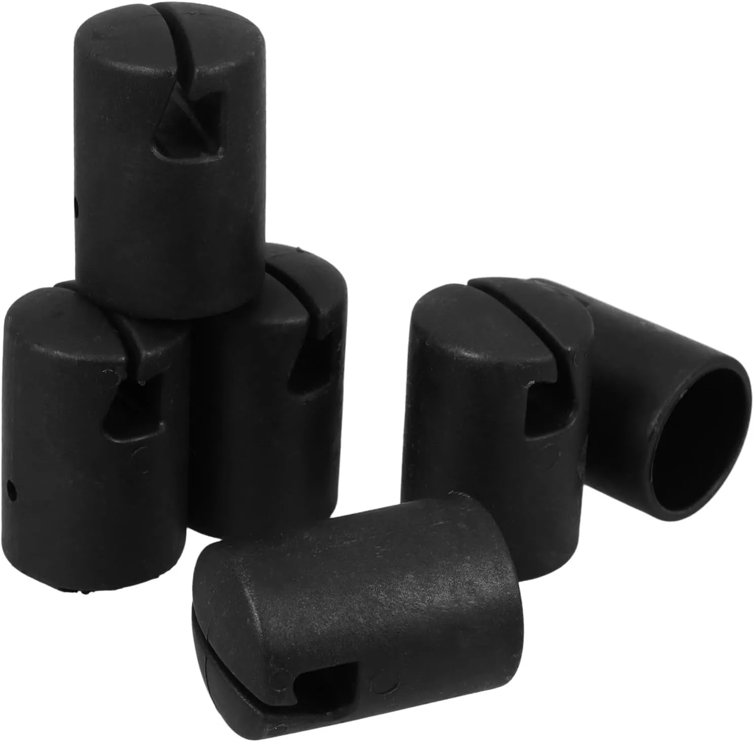 VICASKY 6pcs Trampoline Leg Caps Tube for Enhanced Stability Safety Easy Installation for Various Trampoline Shock-Absorbing Protective Foot Pads