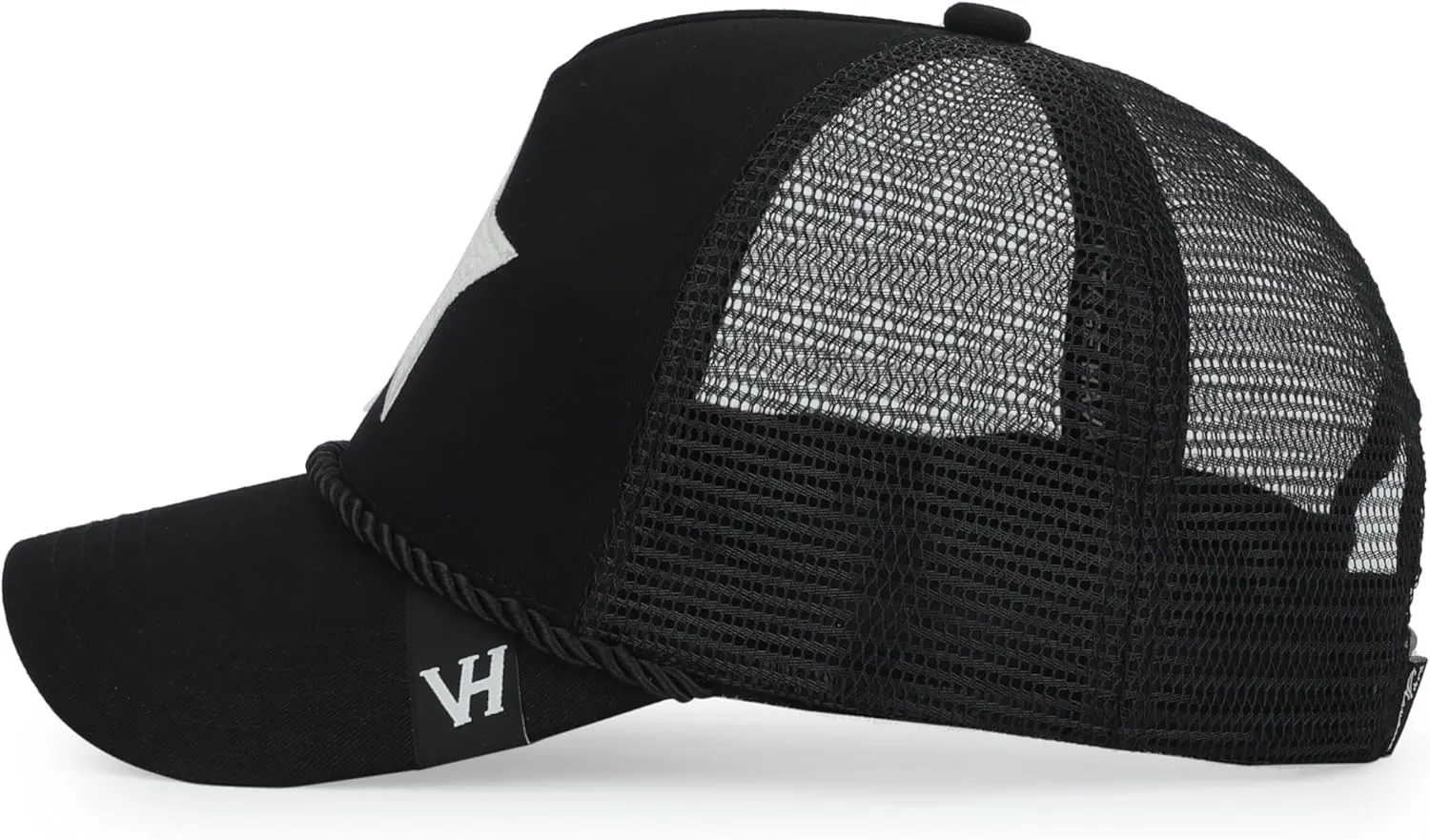 Vintage Havana Black Trucker Hats Women | Mesh Adjustable Snapback Hat | Men & Women Trendy Fashion Baseball Cap