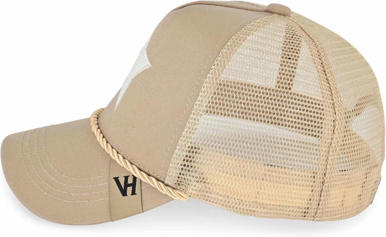 Vintage Havana Black Trucker Hats Women | Mesh Adjustable Snapback Hat | Men & Women Trendy Fashion Baseball Cap