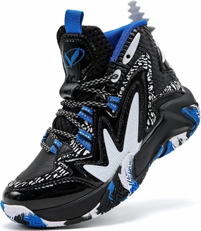 VITUOFLY Kids Basketball Shoes Boys Air Cushion Sneakers Girls Mid Top School Hoops Shoes Non-Slip Outdoor Sports Running Gym Comfortable Durable Little Kid/Big Kid