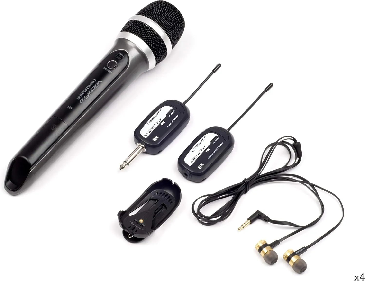 VocoPro All-in-ONE Wireless MICRIPHONE (SingAndHear-Quad)