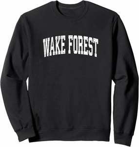 Wake Forest North Carolina NC Vintage Athletic Sports Design Sweatshirt