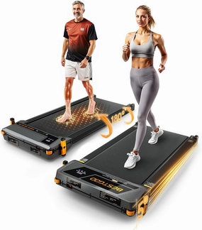 Walking Pad Treadmill, BestGod Incline Under Desk Treadmill 330lbs Capacity, 2.5HP Portable Treadmills for Home, Compact Treadmills Mini Walking Pad, Running Machine with Remote Control