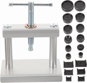 Watchmaker Press Tool Set Watch Back Case Closer Opener for Repair Maintenance Battery Replacement Watch Press Tool for Quartz Mechanical Watches