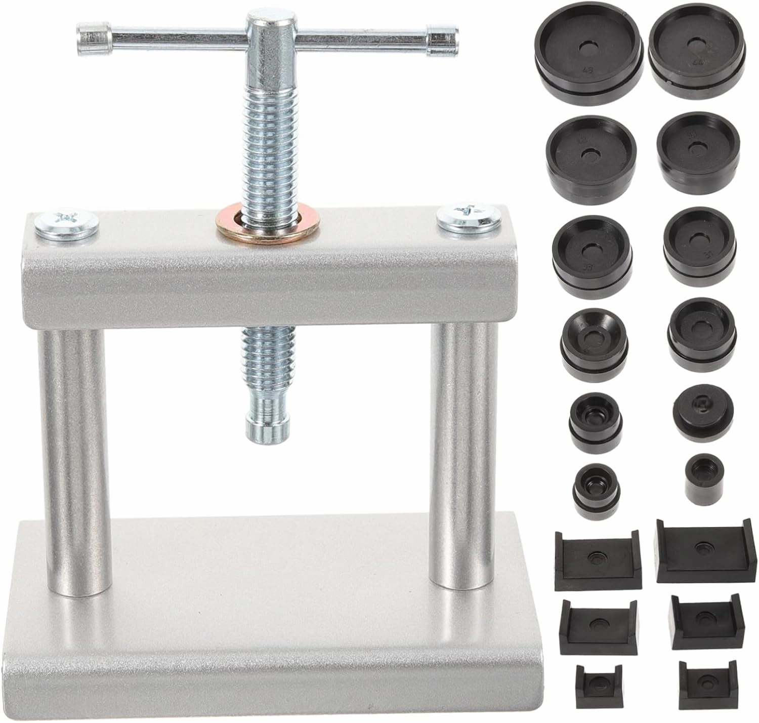Watchmaker Press Tool Set Watch Back Case Closer Opener for Repair Maintenance Battery Replacement Watch Press Tool for Quartz Mechanical Watches