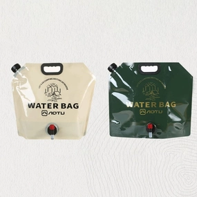 Wear Resistant 9L Portable Water Storage Solution Essential Gear for Camping Enthusiasts (9L Khaki)