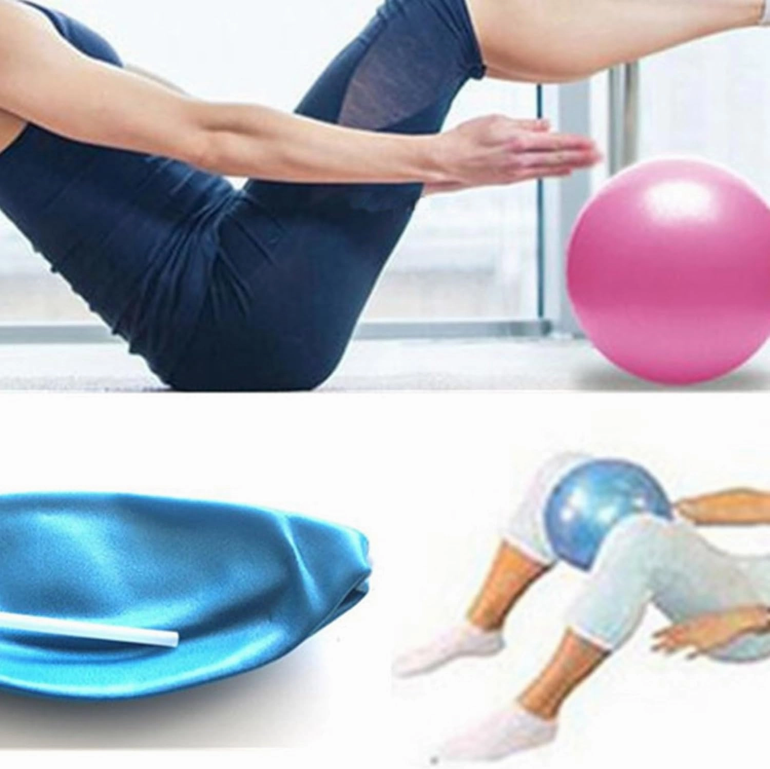 WHOIXDSOR 8 PCS Pilates Essentials Kit for Women, 2025 New Better Me Pilates Kit, Pilates Rings Booty Bands, Yoga Sets for Women, Hip Exercise Band Yoga Ball