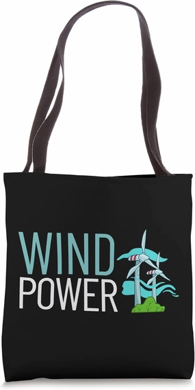 Wind Turbine Energy System Windmill Technician Engineering Tote Bag