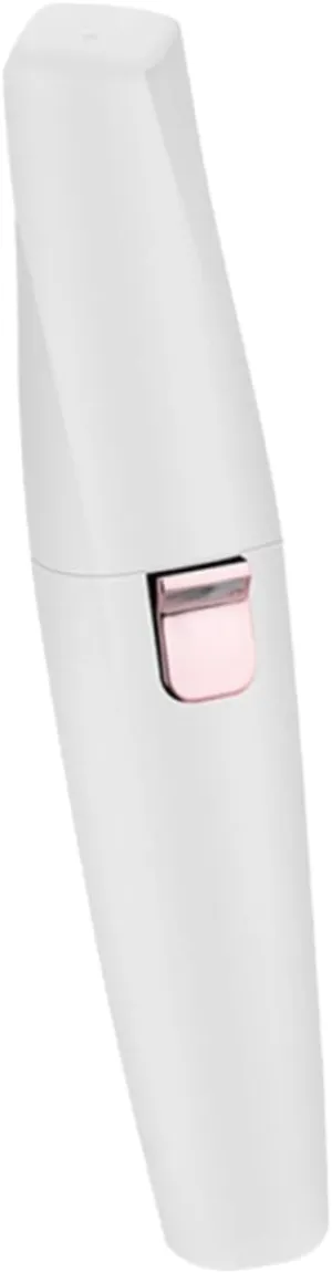 Womens Remover Eyebrow Trimmer Shaver Lightweight Washable Hair Razor for Facial Body Hair Removal Battery Operated White