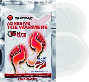 Yaktrax Adhesive Toe Warmer