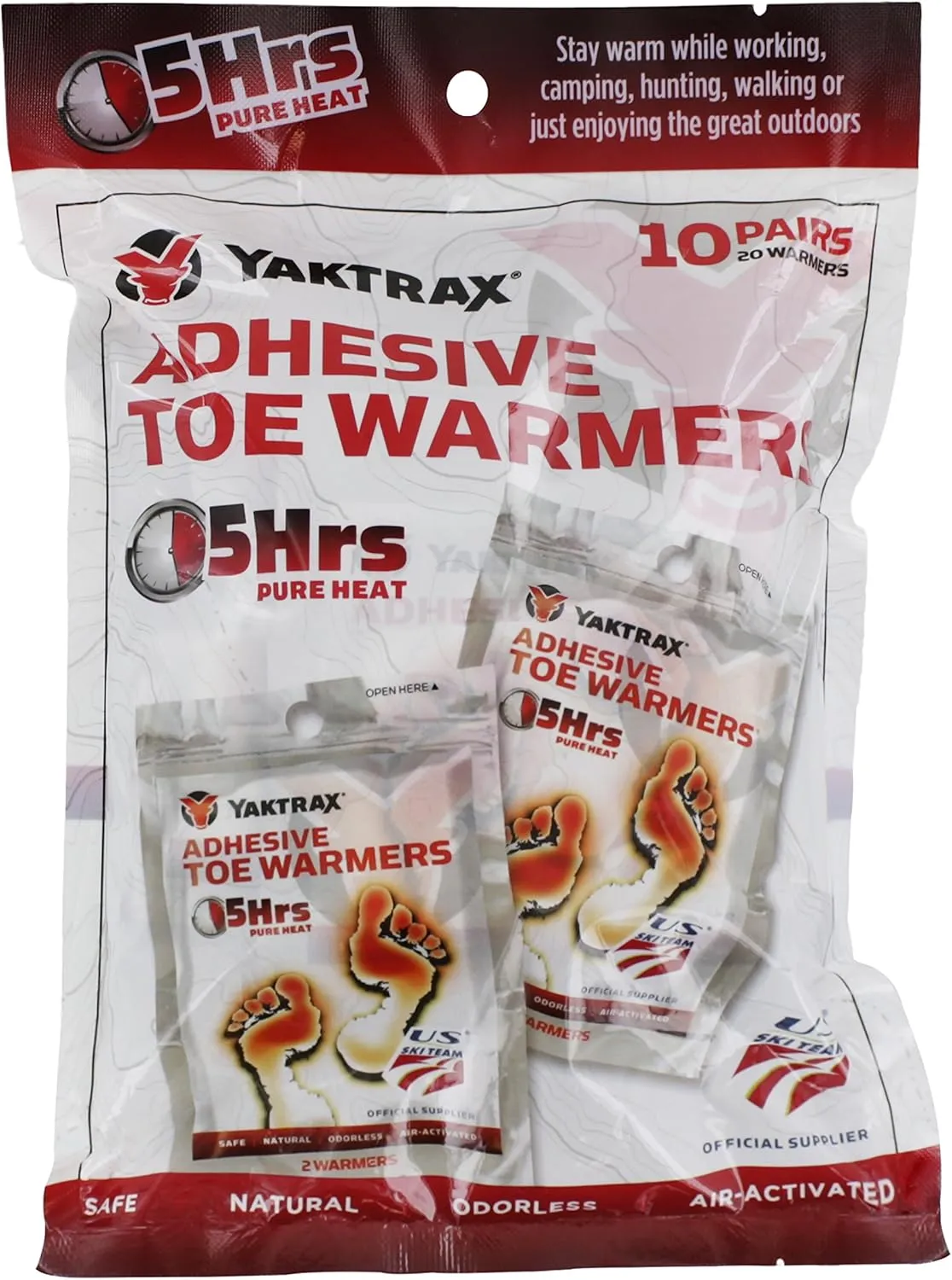 Yaktrax Adhesive Toe Warmer