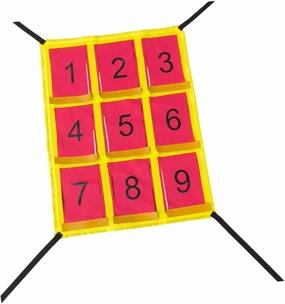 YIJU Strike Zone Target for Baseball Net Practice Throwing/Hitting with Accuracy Indoor Outdoor, Easy Setup Numbered Pitching Mat