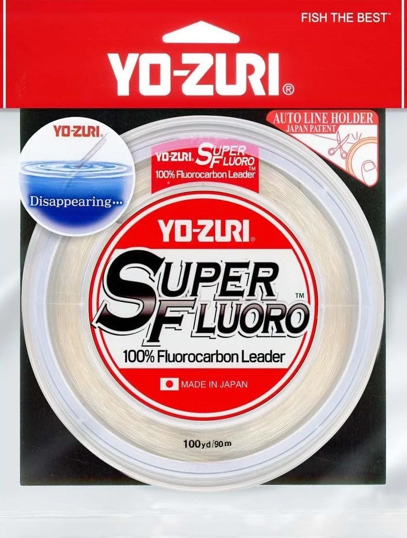 Yo-Zuri YZ-SF-60LB-NCL-100YD: Superfluoro 100Yd 60Yd, Natural Clear