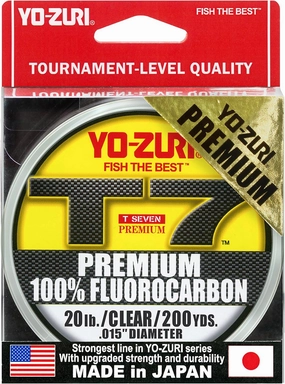 Yo-Zuri T-7 Premium Fluorocarbon 200 Yard Spool 20LB