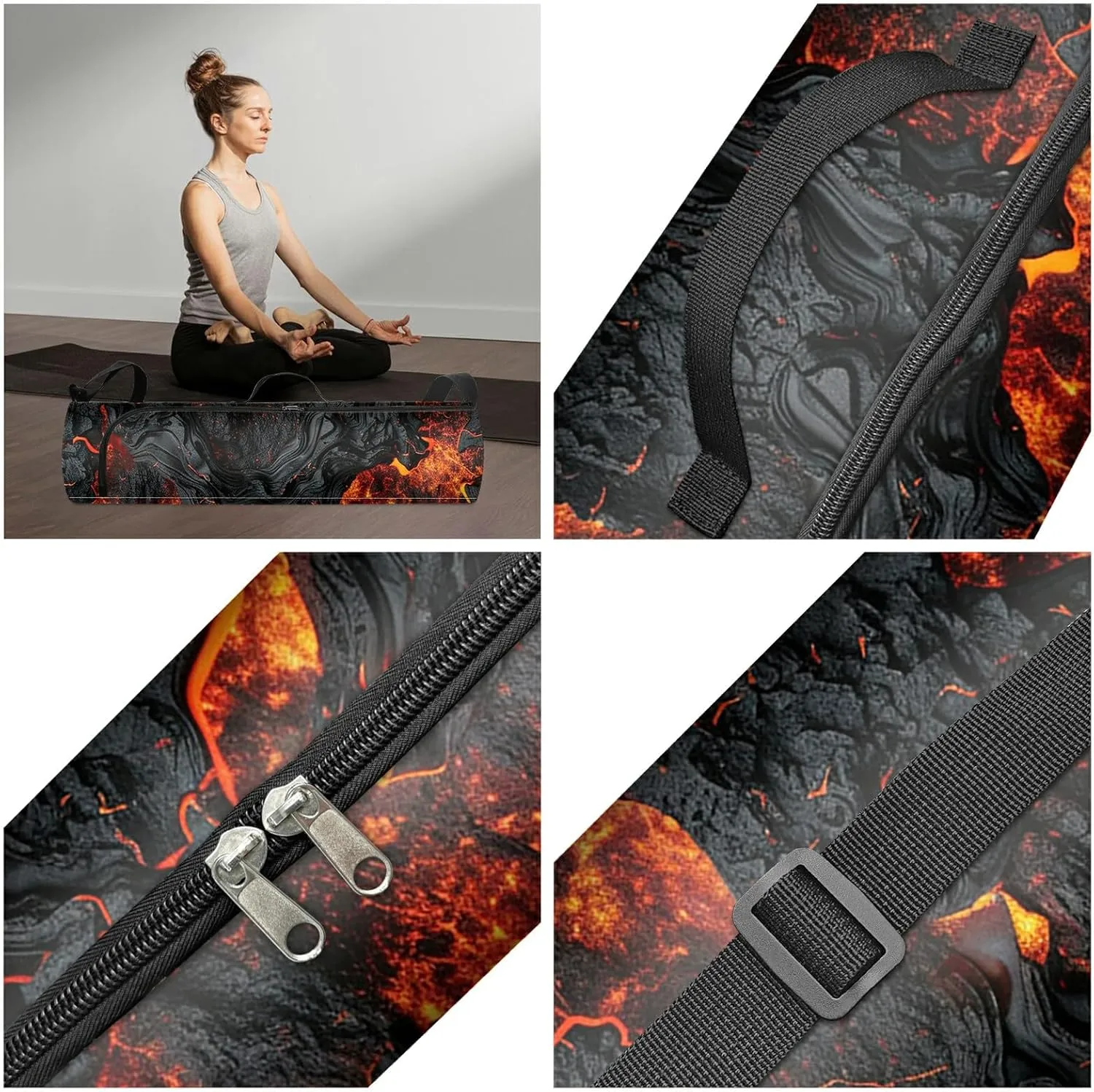 Yoga Mat Bag for Women Men