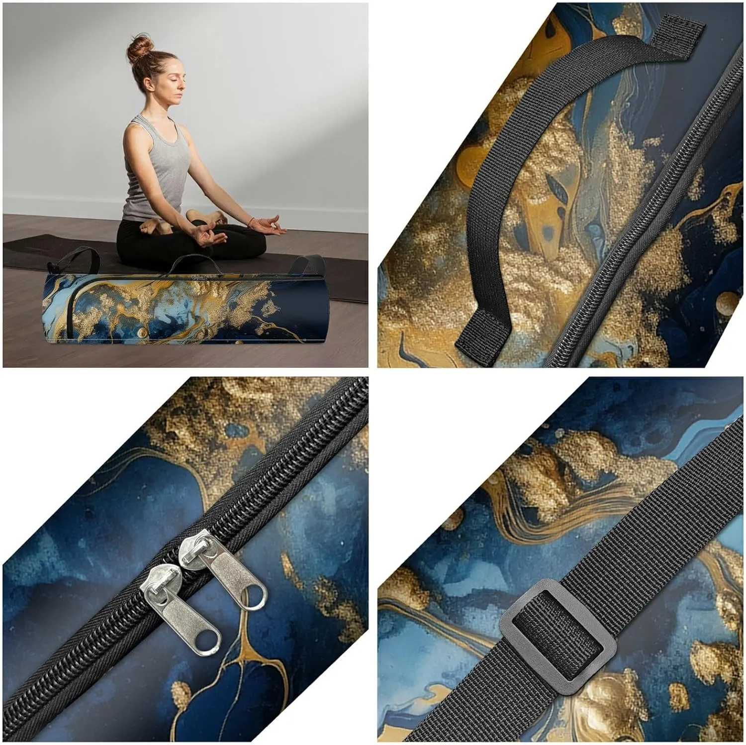 Yoga Mat Bag for Women Men