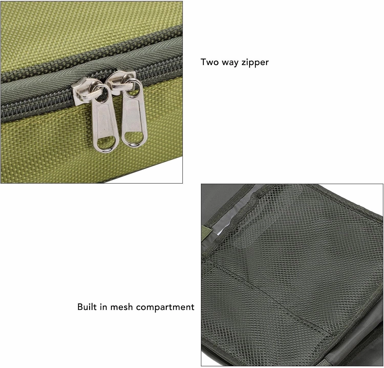 Yosoo Camping Cookware Storage Bag Portable Cookware Organizer Outdoor Adventure (Green)