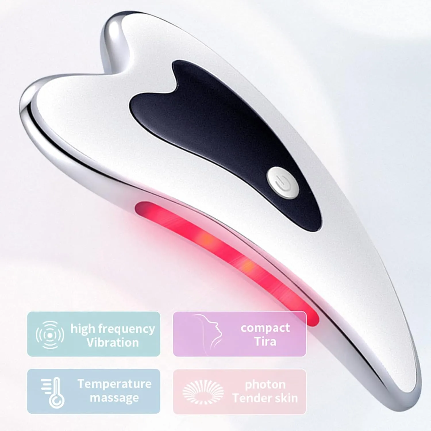 YOXIER Linhengyu Massage Board Electric USB Rechargeable Facial Scraping Body Guasha Massager Wrinkle Remover for Women Face Massage Salon