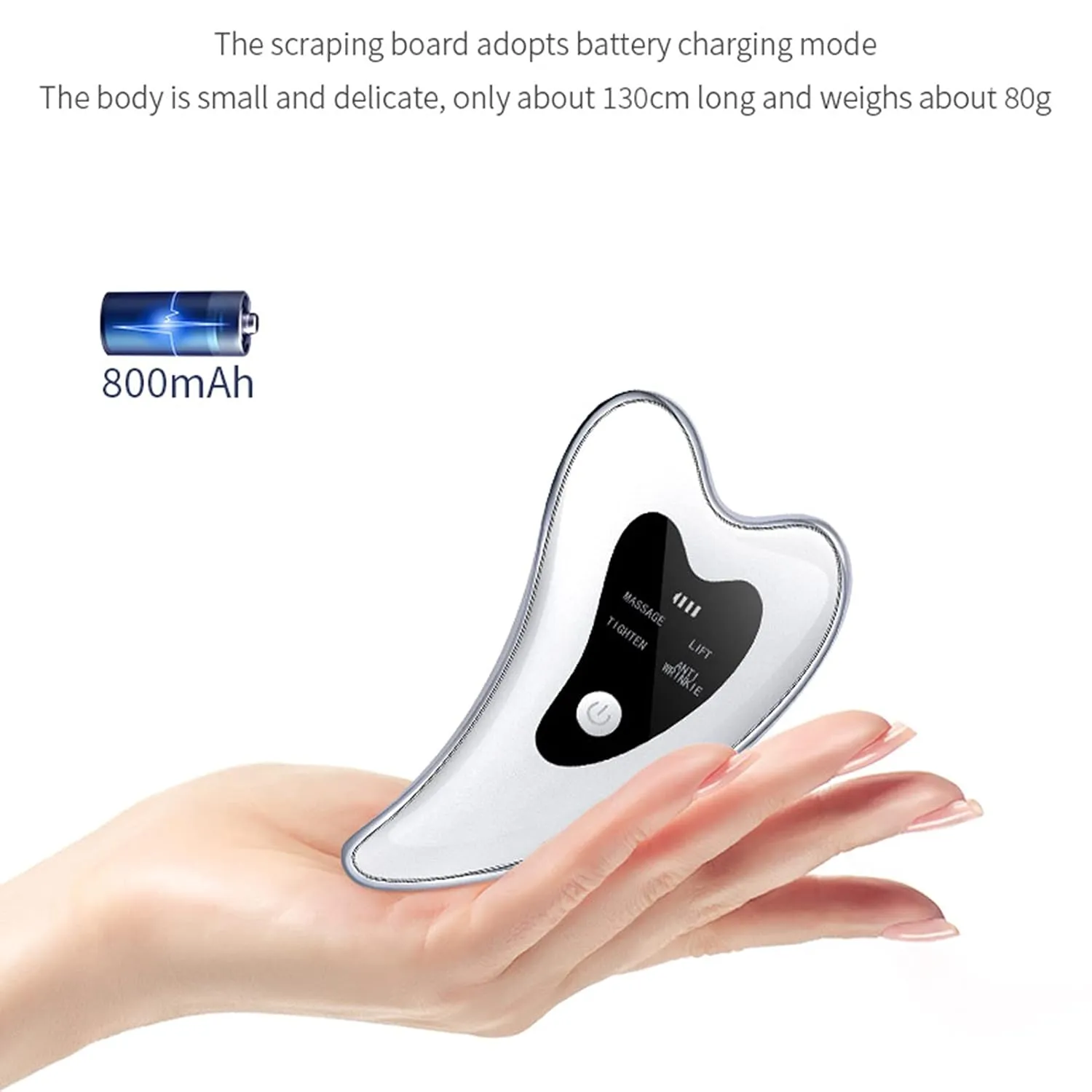 YOXIER Linhengyu Massage Board Electric USB Rechargeable Facial Scraping Body Guasha Massager Wrinkle Remover for Women Face Massage Salon