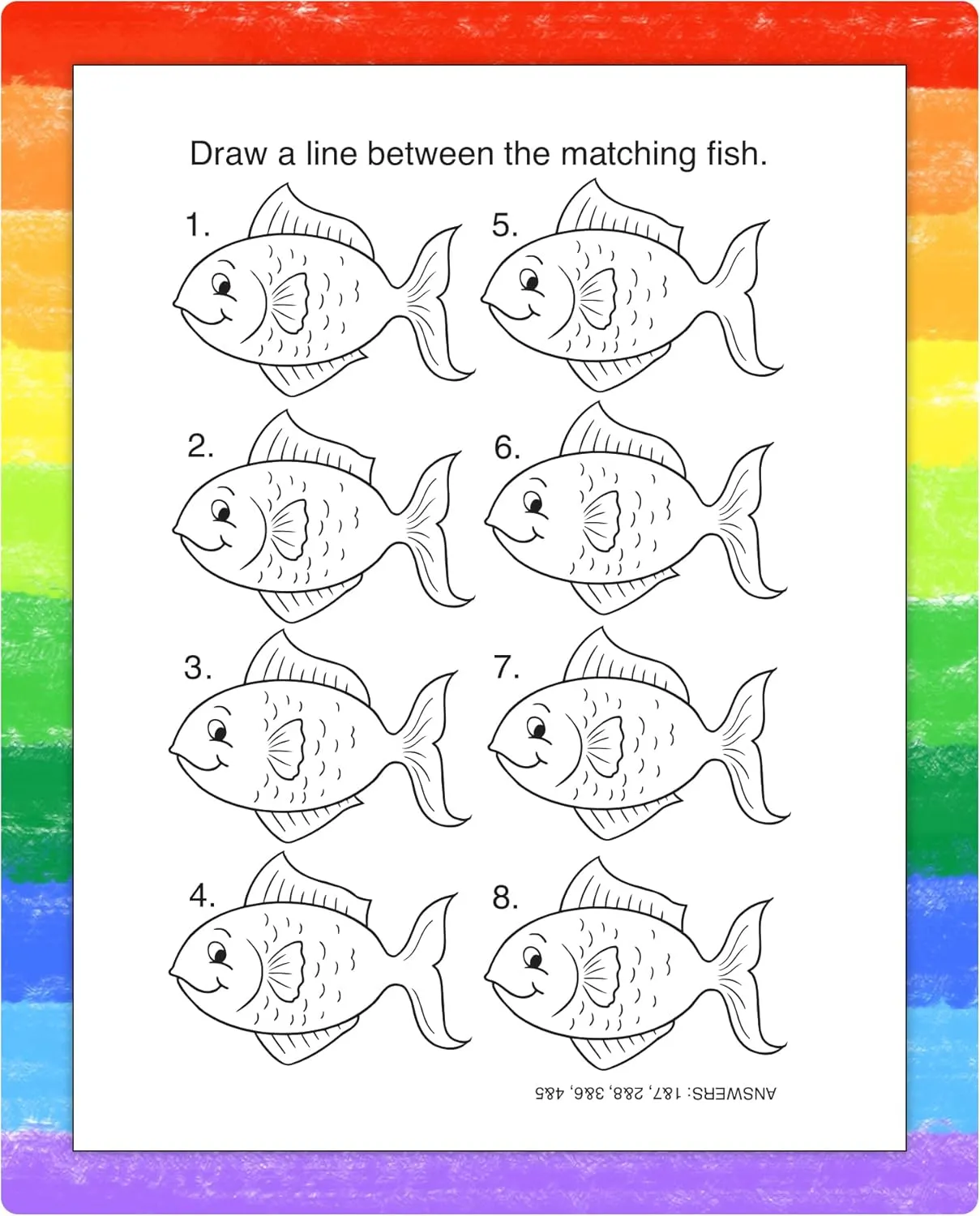 ZOCO - Ocean Friends - Mini Activity Pads (50 Bulk Pack Without Crayons) - Party Favors, Goodie Bag Stuffers, Coloring, Games, Mazes, Word Search, Puzzles, Activities for Kids