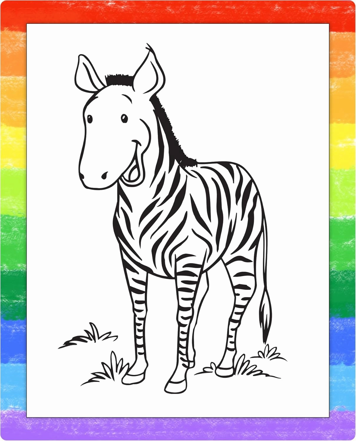 ZOCO - Jungle Fun - Mini Activity Pads (50 Bulk Pack With Crayons) - Party Favors, Goodie Bag Stuffers, Coloring, Games, Mazes, Word Search, Puzzles, Activities for Kids