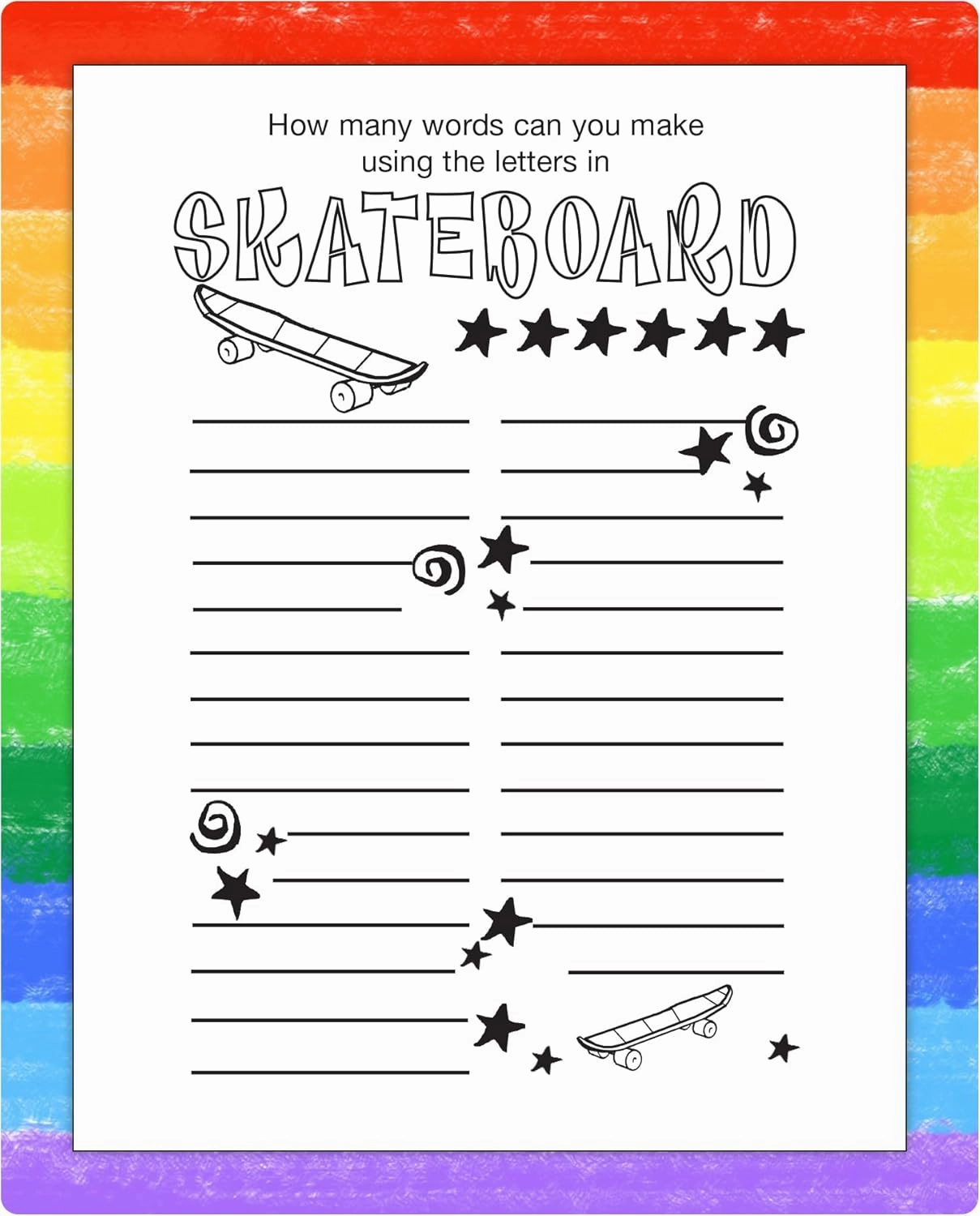 ZOCO - Mini Activity Pads (50 Bulk Pack With Crayons) - Party Favors, Goodie Bag Stuffers, Games, Puzzles, Word Search, Mazes, Activities for Kids