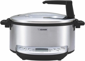 Zojirushi EL-CAC60XZ Multicooker, 6 Qts, Brushed Stainless